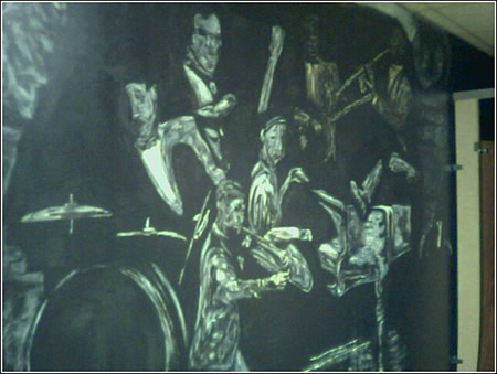 jazz mural